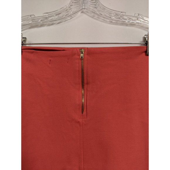 Fig & Blue Skirt Coral Orange Size  XL Pencil Womens Modest - Picture 3 of 5
